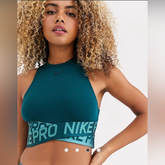 Nike Pro Intertwist 2.0 Training Crossover Set in Teal - Picture 6 of 8